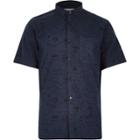 River Island Mens Western Print Short Sleeve Shirt