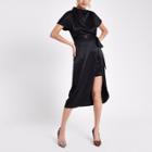 River Island Womens High Neck Tie Side Dress