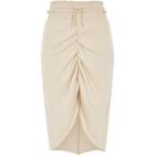River Island Womens Jersey Ruched High-low Hem Skirt