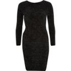 River Island Womens Sparkly Cross Back Bodycon Dress