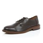 River Island Mensbrown Leather Thick Sole Polished Shoes