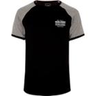 River Island Mens Short Sleeve 'worldwide' Raglan T-shirt