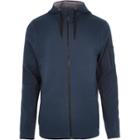 River Island Mensdark Funnel Neck Zip Side Hoodie