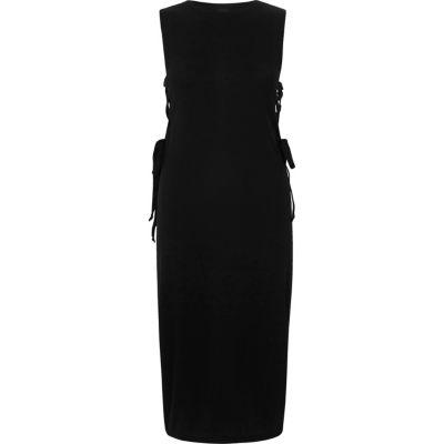 River Island Womens Lace-up Side Bodycon Dress