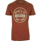 River Island Mens Jack And Jones Printed T-shirt