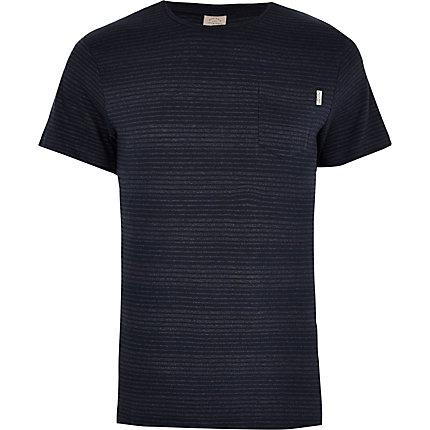 River Island Mens Jack And Jones Originals Stripe T-shirt