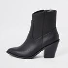 River Island Womens Western Ankle Boots