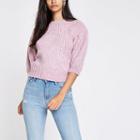 River Island Womens Knit Cropped Sweater
