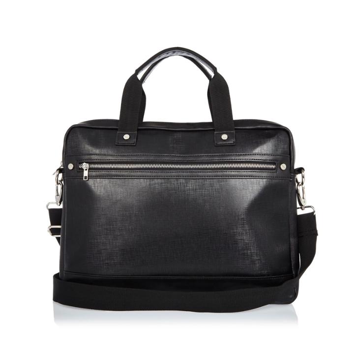 River Island Mensblack Sleek Workbag