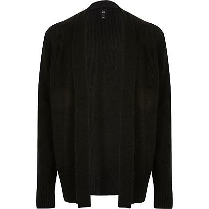 River Island Mens Big And Tall Foldback Collar Cardigan