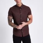 River Island Mens Slim Fit Floral Print Shirt