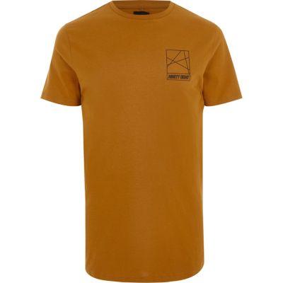 River Island Mens 'ninety Eight' Print Slim Fit T-shirt