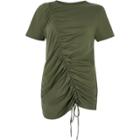 River Island Womens Ruched Drawstring T-shirt