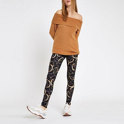 River Island Womens Chain Print Leggings