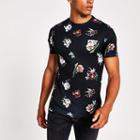 River Island Mens Floral Maison Riviera Muscle T-shirt