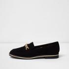 River Island Womens Chain Detail Loafers