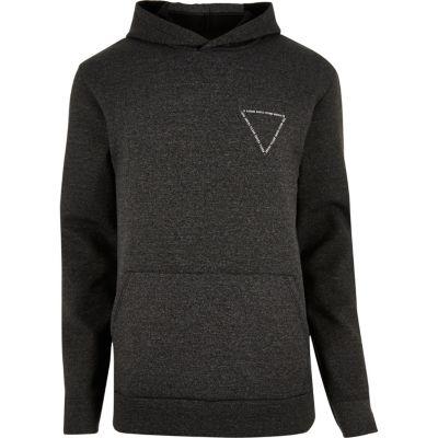 River Island Mensgrey Sporty Hoodie