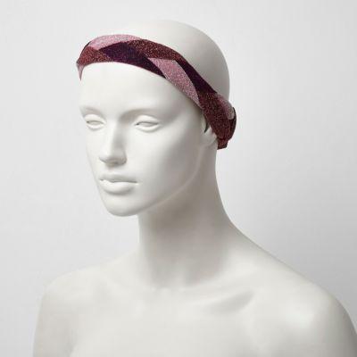 River Island Womens Metallic Plaited Hair Band