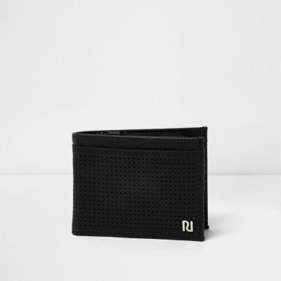 River Island Mens Perforated Foldout Wallet
