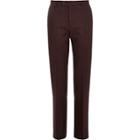 River Island Mens Berry Wool-blend Slim Suit Pants