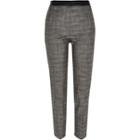 River Island Womens Contrast Waist Slim Pants