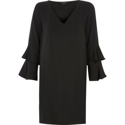 River Island Womens Frill Sleeve Swing Dress