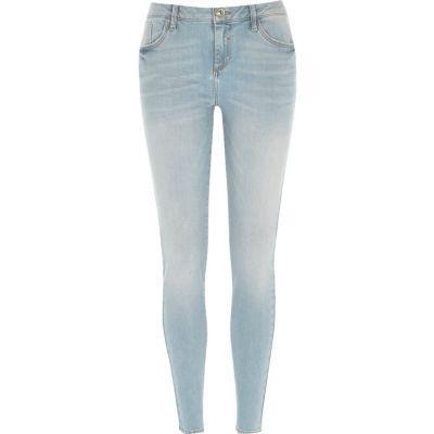 River Island Light Wash Amelie Superskinny Jeans