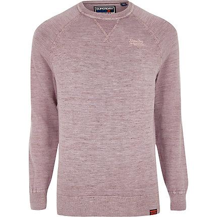 River Island Mens Superdry Crew Neck Sweatshirt