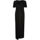 River Island Womens Crepe Wrap Front Maxi T-shirt