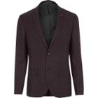 River Island Mens Skinny Fit Wool Blend Suit Jacket