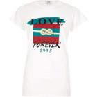 River Island Womens White 'love Forever' Knot Print T-shirt