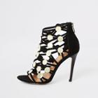 River Island Womens Circle Cage Heel Sandals