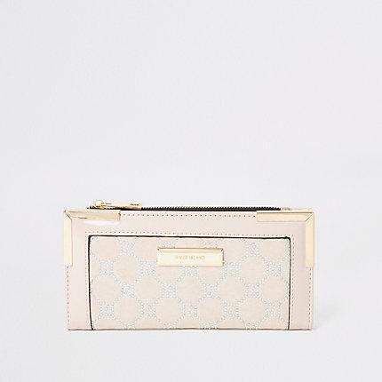 River Island Womens Embellished Foldout Metal Corner Purse