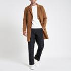 River Island Mens Check Wide Leg Smart Pants
