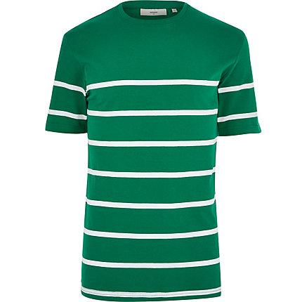 River Island Mens Minimum Stripe T-shirt