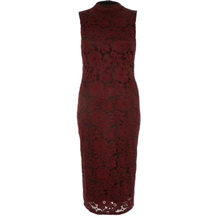 River Island Womens Lace Midi Dress