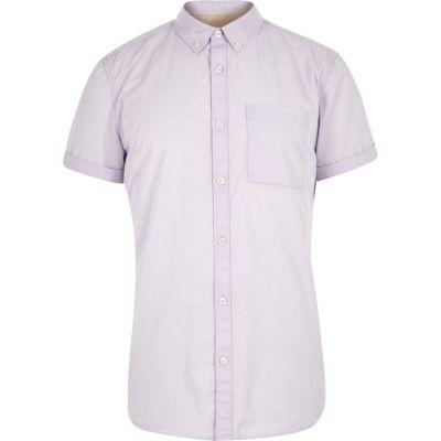 River Island Mens Twill Short Sleeve