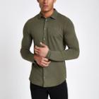River Island Mens Muscle Fit Button Up Shirt