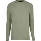 River Island Menslight Textured Knit Jumper