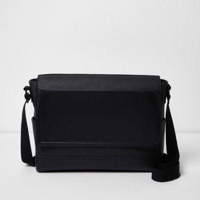 River Island Mens Flapover Satchel Bag