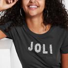 River Island Womens 'joli' Rhinestone Embellished T-shirt