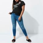River Island Womens Plus 'aujourd'hui' Print T-shirt