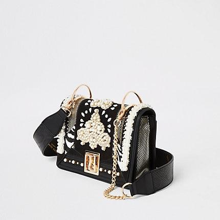 River Island Womens Embellished Cross Body Bag