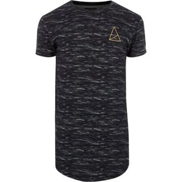 River Island Mens Golden Equation Space Dye T-shirt