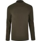 River Island Mens Turtle Neck Long Sleeve T-shirt