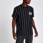 River Island Mens Lee Stripe Crew Neck T-shirt