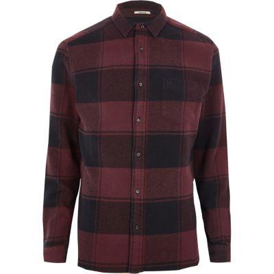 River Island Mens Wrangler Long Sleeve Check Shirt