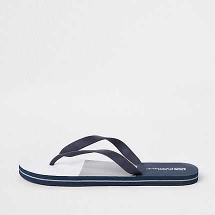 River Island Mens Colourblock Flip Flops