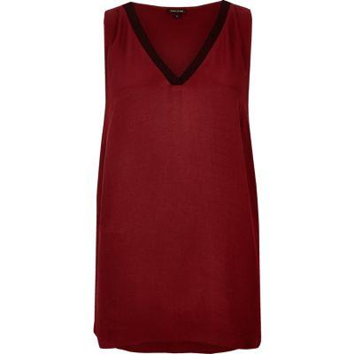River Island Womens Sporty V-neck Tank