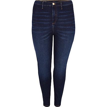 River Island Womens Plus Kaia High Rise Disco Jeans
